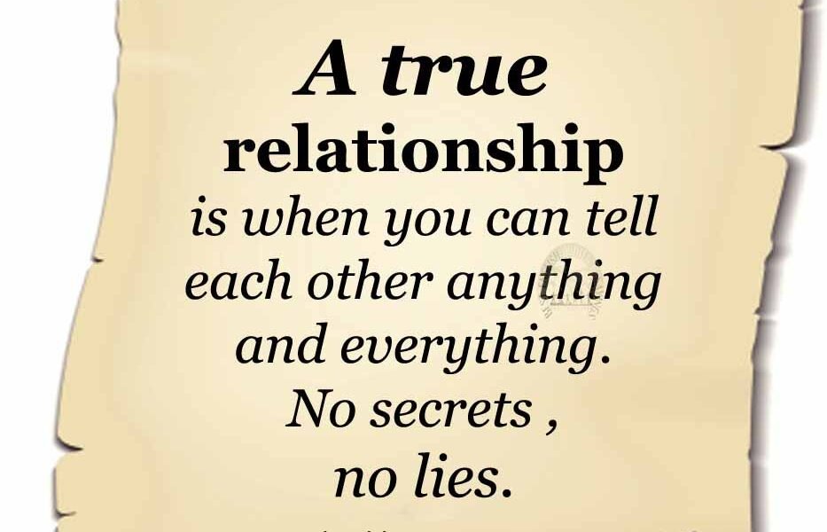 A true relationship -Best Inspiring Quotes in English
