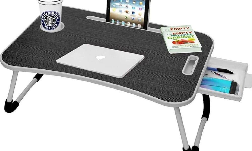 Callas Multipurpose Foldable Laptop Table with Cup Holder