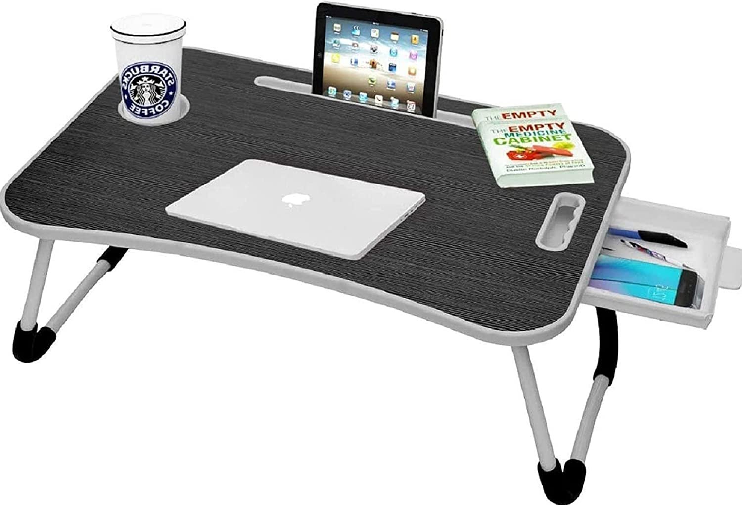 Callas Multipurpose Foldable Laptop Table with Cup Holder