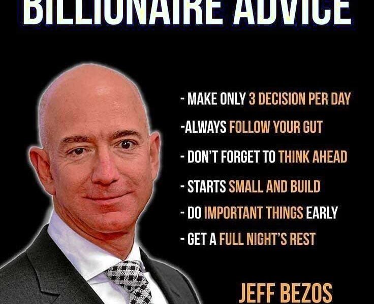 Billionaire Advice