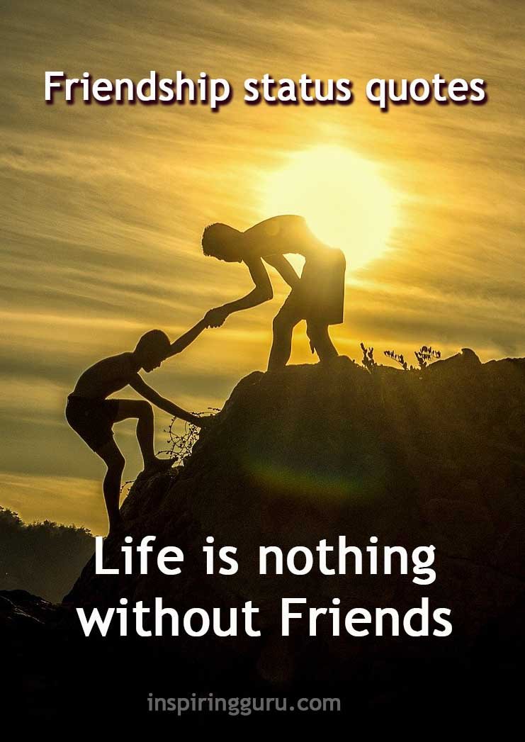 Life is nothing without friends