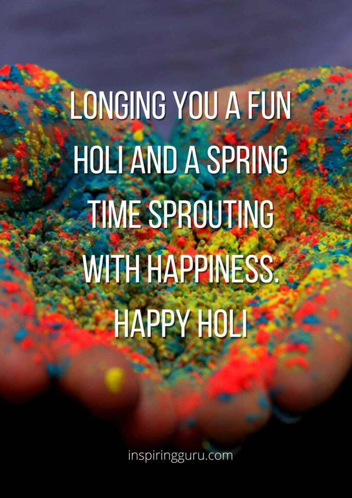 holi status quotes and images