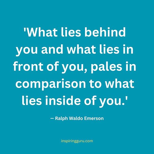 — Ralph Waldo Emerson