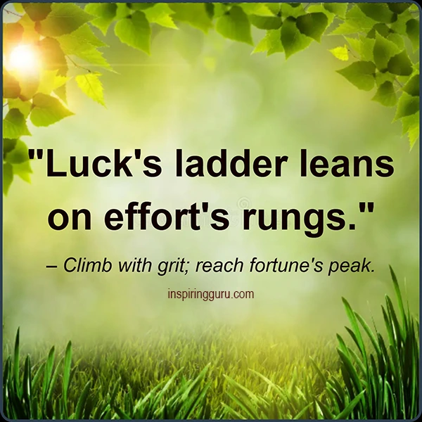 best luck success sayings