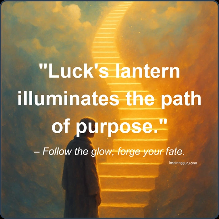 luck and success quote for status