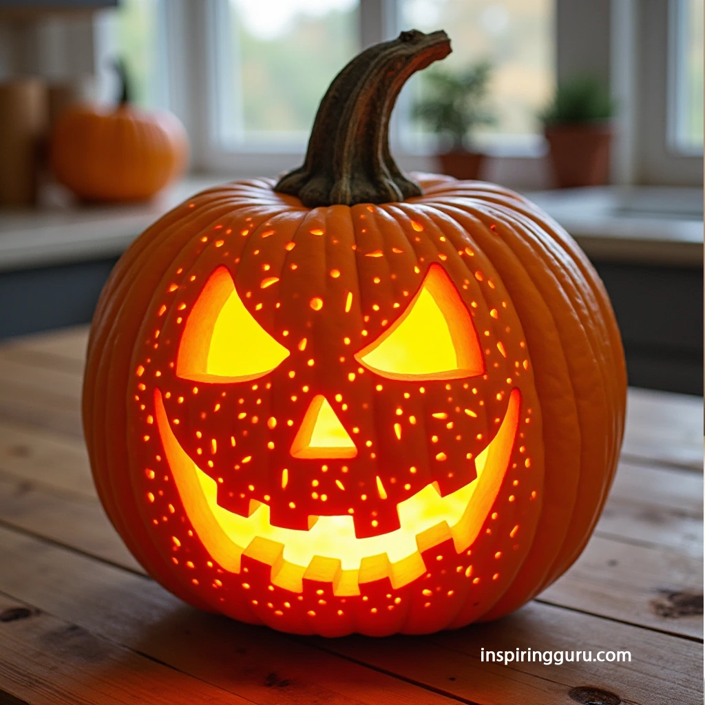 pumpkin cutting painting idea for holloween 2025